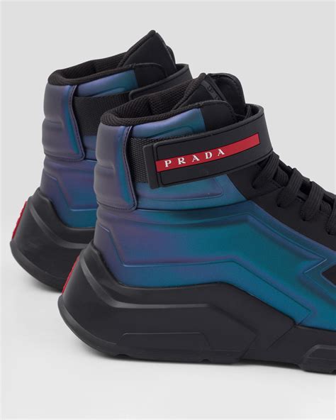 Black/iridescent Prada Polarius High